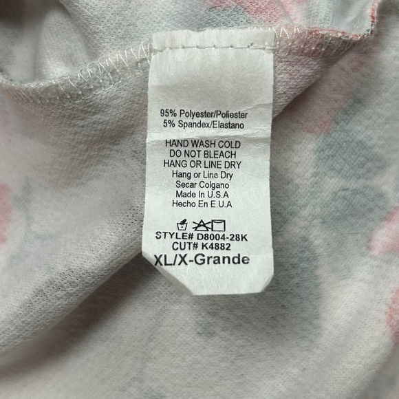 PinkBlush Women’s Floral White and Red Fitted Maternity Dress - Picture 4 of 6